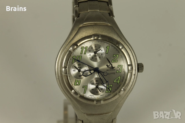 Мъжки Ръчен Кварцов Часовник SEA SURFER, снимка 4 - Мъжки - 51773297