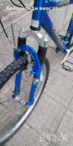 Алуминиев велосипед 26цо 21 ск shimano палцови команди преден амортисьор всичко по колелото ок, снимка 9 - Велосипеди - 35772397