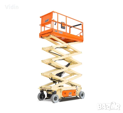 Ножична вишка 8/12 м височина под наем 