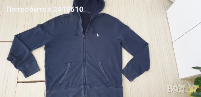 POLO Ralph Lauren Washed Full Zip Mens Size L / XL НОВО! ОРИГИНАЛ! Мъжки Суичер!, снимка 12 - Суичъри - 50736771