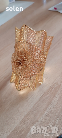 позлатена гривна 14к