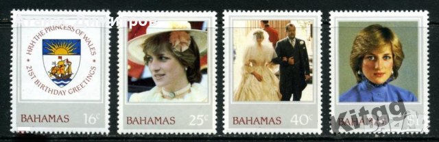 Чисти марки Лейди (принцеса) Даяна 1982 от Барбадос , снимка 1 - Филателия - 41691035