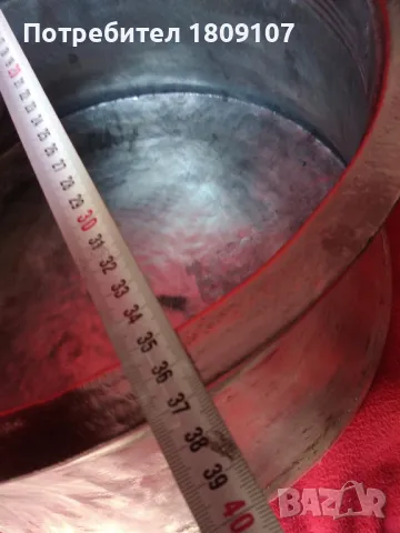 Меден казан 36х24 см, снимка 7 - Антикварни и старинни предмети - 49934527