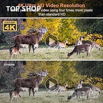 Камера за пътека Изпращане на изображение към мобилен телефон, 4K WiFi камера, снимка 2 - Камери - 48782059