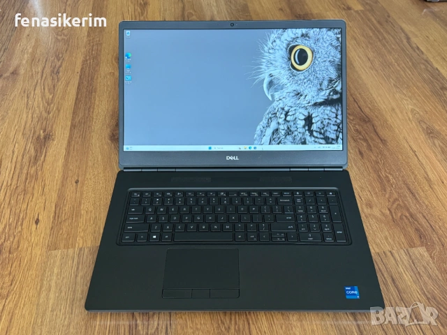 17.3 Full HD IPS Core i7-11850H DELL Precision 7760 64GB DDR4/512GB NVMe/Nvidia RTX A4000 8GB/Бат 6ч, снимка 2 - Лаптопи за работа - 53148882