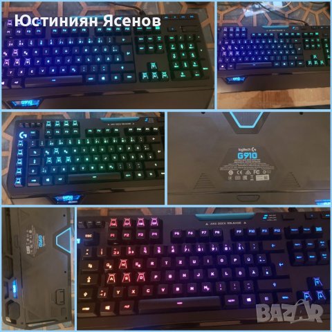 Клавиатура Logitech G G910 Orion Spectrum, Жичен, USB, Механичен, RGB QWERTZ (немска подредба) , снимка 2 - Клавиатури и мишки - 40980647