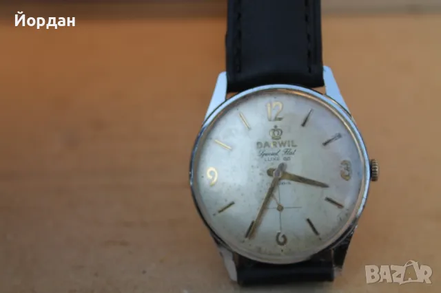 Швейцарски мъжки часовник ''Darwil Spezial Flat''''