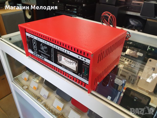 ЗАРЯДНО ЗА АКУМУЛАТОРИ ABSAAR 8А 12V В много добро състояние, като ново., снимка 6 - Аксесоари и консумативи - 42200100