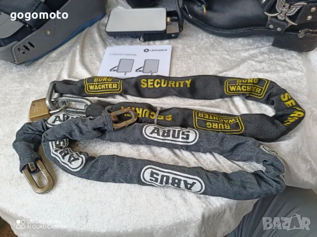 Верига за катинар,ИСТИНСКА, ЯКА, 100% истински хард МОТО вериги Burg-Wächter, ABUS original за мотор, снимка 13 - Аксесоари и консумативи - 47486193