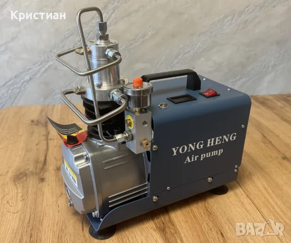 Компресор 300bar Yong Heng PCP – тестван, зареден с масло + 1л подарък