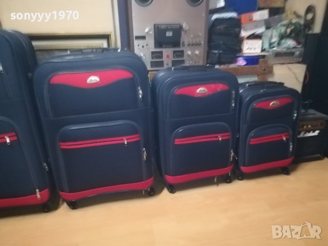 куфари-4бр комплект с колелца и телескопична дръжка 1008231051, снимка 5 - Куфари - 41812231