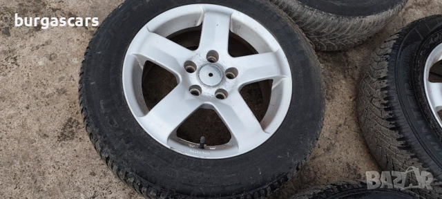 Алуминиеви джанти с гуми 195/65/15 Opel Vectra C  , снимка 5 - Гуми и джанти - 53042455