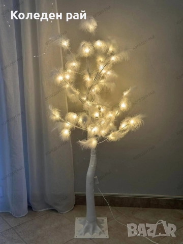 лед светещо от декоративно дърво, снимка 2 - Декорация за дома - 52337333