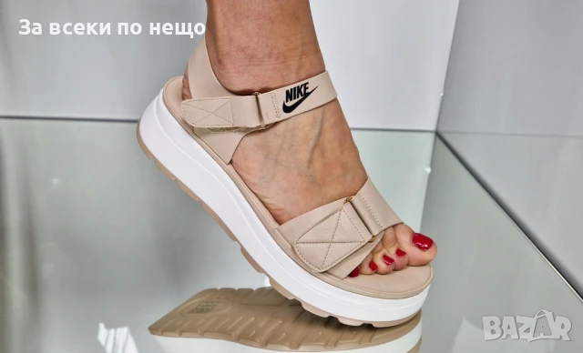 Nike Дамски Бежови Сандали Найк от 36 до 41 номер Код P737, снимка 2 - Сандали - 50663334