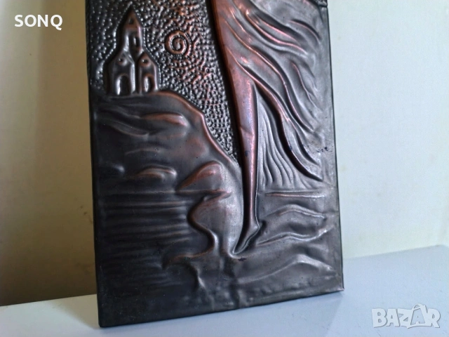 Красива Старо Руско Медно Пано №2, снимка 4 - Пана - 53456608