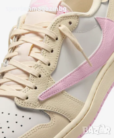 Дамски кецове Nike AIR Jordan 1 Retro Low OG SP Travis Scott, снимка 7 - Кецове - 55942477