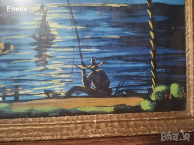 Стара маслена картина, снимка 2 - Картини - 34853048