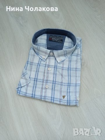 Мъжки ризи с къс ръкав , снимка 3 - Ризи - 41735535