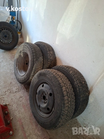 Продавам джанти и гуми Lassa 195/80/15