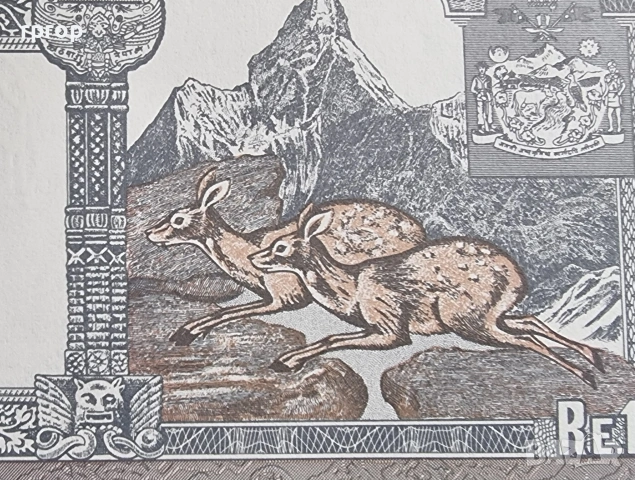 Непал. 1,2, 5, 10 и 20 рупии. 1997 -1998 година.UNC. , снимка 8 - Нумизматика и бонистика - 49966510