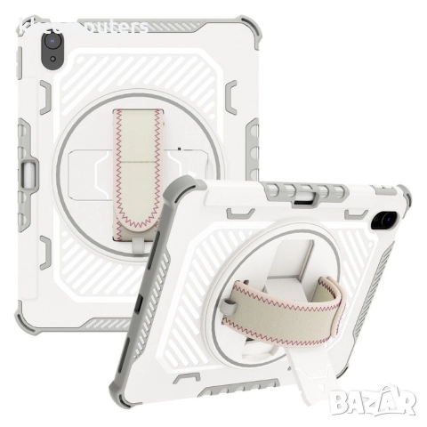 Калъф и Протектор за Apple iPad (2025) / 10.9 (2022) със Стойка, Ръчна Дръжка и Слот за Писалка | Уд, снимка 5 - Калъфи, кейсове - 52038744