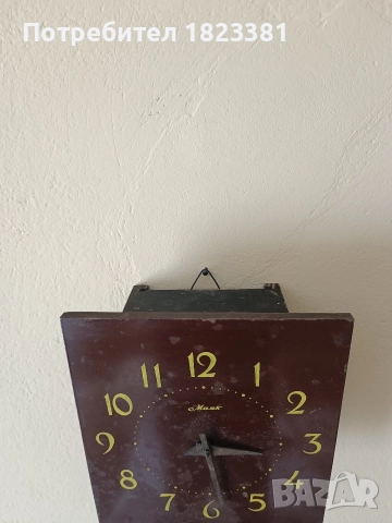 Старинен часовник Маяк, снимка 4 - Антикварни и старинни предмети - 52841955