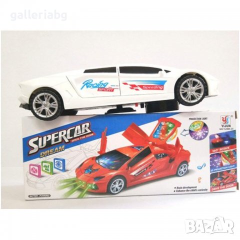 Спортна кола със светлини и 360 , снимка 5 - Коли, камиони, мотори, писти - 38856475