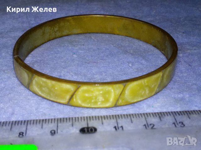 СТАРИННА ТИБЕТСКА ТРАДИЦИОННА ГРИВНА БРОН и ЯСПИС РЪЧНА ИЗРАБОТКА 26906