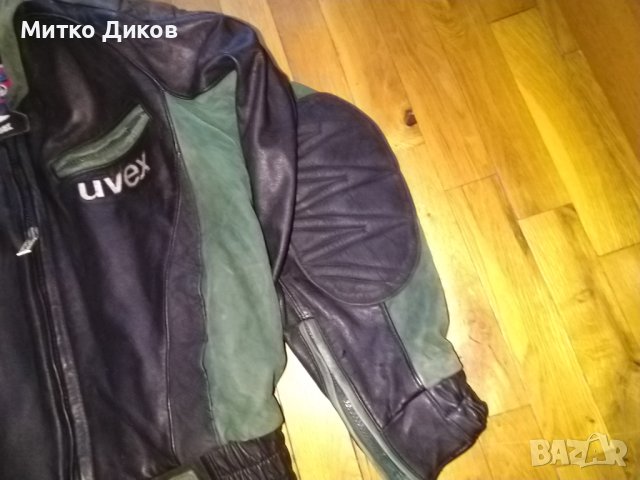 Uvex марково яке естествена кожа моторни спортове размер 40-М, снимка 3 - Други спортове - 40335095