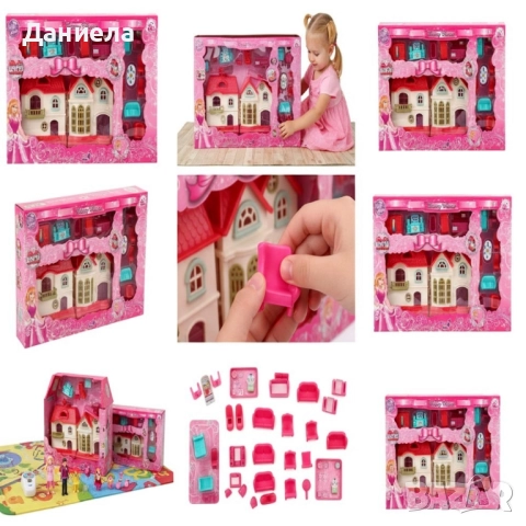 Къщичка за кукли Funny House, снимка 3 - Кукли - 52217231