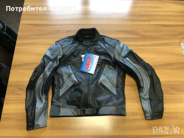 Чисто ново кожено мото яке Revenger Rebel 54 с протектори