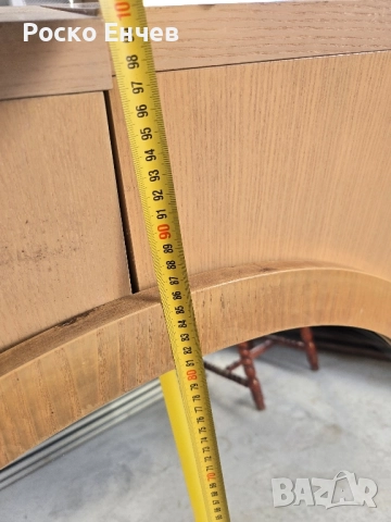 Кръгло огледало с дървена рамка 86см.., снимка 3 - Декорация за дома - 52425628