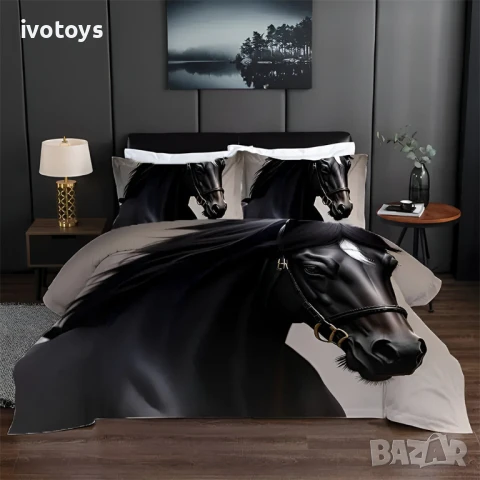 Двулицево спално бельо, 6 части (реално изображение) - Модел WS18079, снимка 1