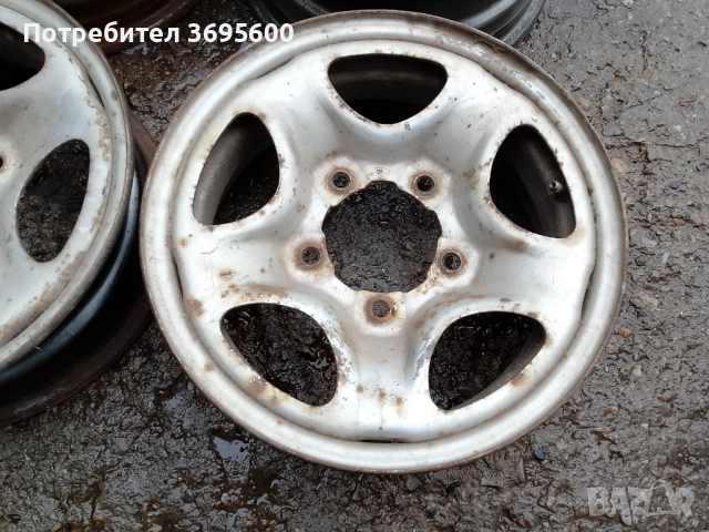 Железжи джанти 15 цола 5х139.7 Daihatsu Feroza Дайхатсу Фероза, снимка 5 - Гуми и джанти - 52798486