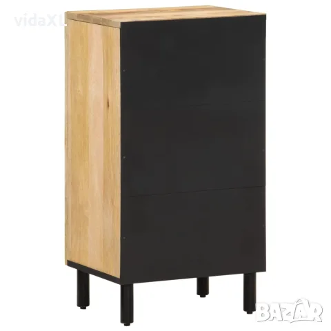 vidaXL Страничен шкаф 40x33x75 см манго масивно дърво, снимка 4 - Бюфети - 56147307