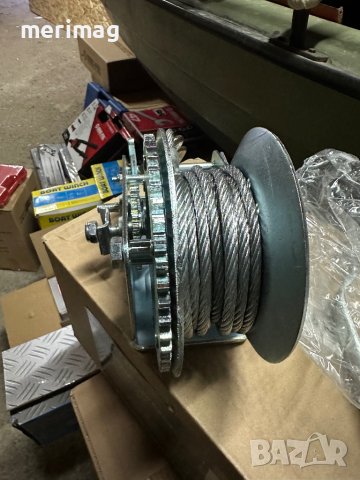 Лебедка ръчна за лодки,платформи,колесари и др. 1587кг/3500LBS, снимка 4 - Ремаркета - 44261352