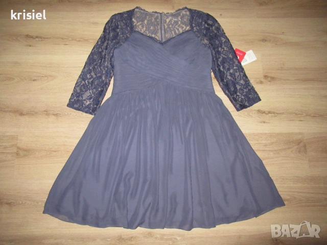 ЛУКСОЗНА ОФИЦИАЛНА РОКЛЯ ЗА ПОВОД--XL номер, снимка 2 - Рокли - 53869425