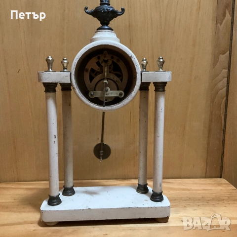 Механичен часовник за камина "Junghans", снимка 4 - Други - 53697796