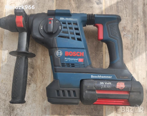 Акумулаторен перфоратор Bosch GBH 36 VF-LI Plus Professional