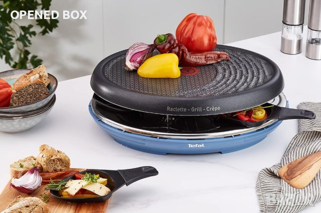 Раклет скара / барбекю Tefal Colormania Aqua RE310401, снимка 2 - Скари - 42055472