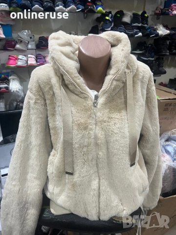 Дамско палтенце пух