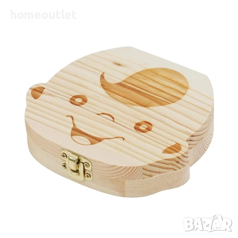 ПРОМОЦИЯ Дървена кутия за съхранение на млечни зъбки X00170P5ZF, снимка 4 - Други - 52709147