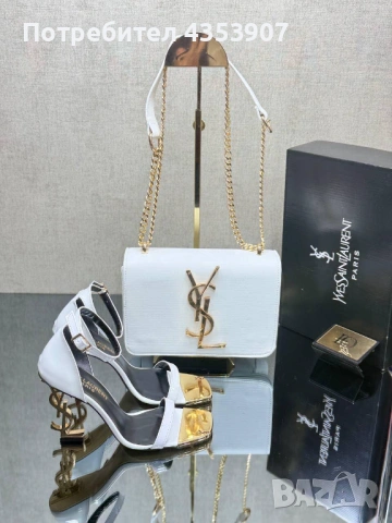  Saint Laurent чанта, снимка 8 - Сандали - 53437860