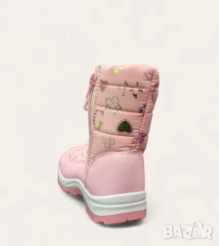 Детски апрески за момиче с топъл хастар в розов цвят , снимка 3 - Детски боти и ботуши - 48082602