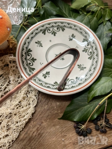 Голям бакърен съд  Според мен за наливане на вода( черпак) Масивен с дълга и извита дръжка , снимка 11 - Други - 53436486