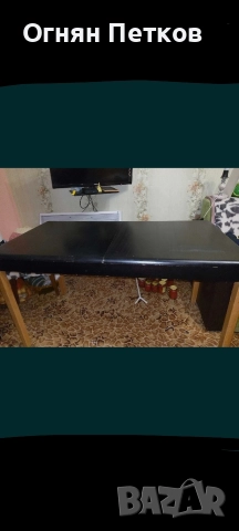 Разтегателна дървена маса, снимка 2 - Маси - 52680049