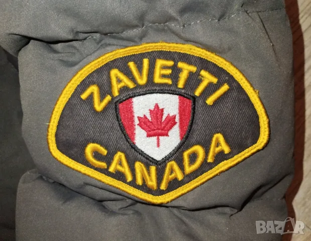 Мъжко зимно яке/парка Zavetti Canada – размер M (Тъмносиво), снимка 9 - Якета - 56145322