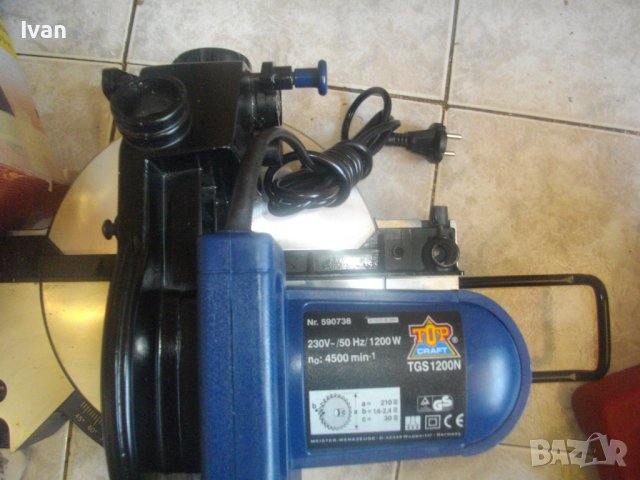 1200 Вата/ф210мм-Немска Профи Пендула-Потапящ Циркуляр-Пълен Комплект Аксесоари-Top Craft-Като Нова, снимка 12 - Други инструменти - 41375247