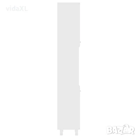 vidaXL Шкаф за баня, бял, 30x30x179 см, инженерно дърво, снимка 6 - Шкафове - 56147865