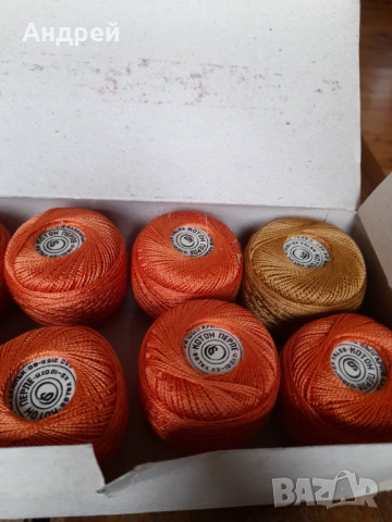 Стари конци Котон Перле, снимка 4 - Други ценни предмети - 53862975